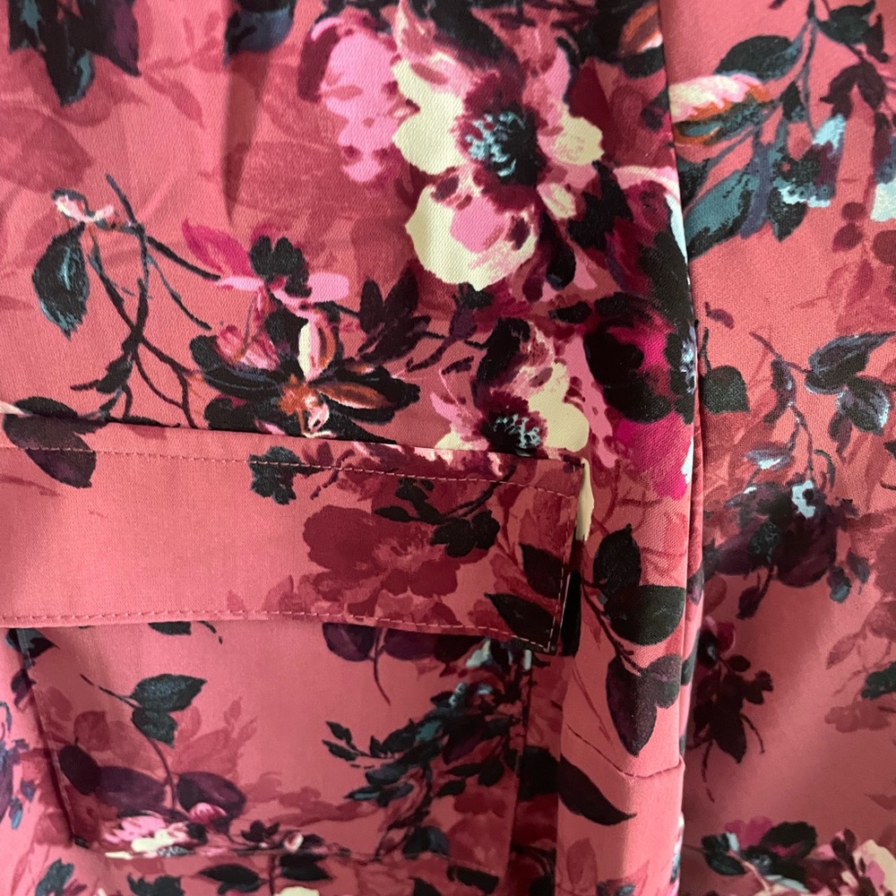 Torrid Floral Mauve Dress, Size 2 (2XL) - Picture 4 of 9